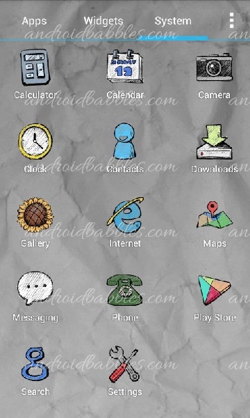 Doodle-Style-Theme-Android-app