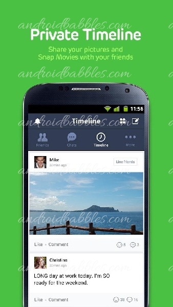 Line-Messenger-Android-Communication-app