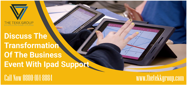 business event with ipad support